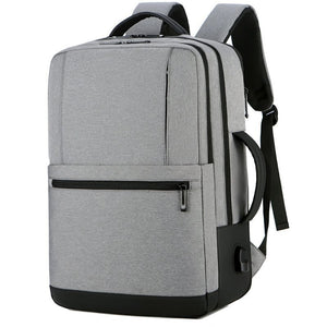 Mens Backpacks Multifunctional Casual Oxford Cloth Notebook Backpack USB Charging Waterproof Business Bag Rucksack Man