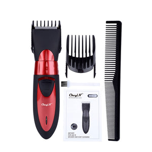 Professional Hair Trimmer Digital USB Rechargeable Hair Clipper Haircut Ceramic Blade Razor Hair Cutter Barber Machine
