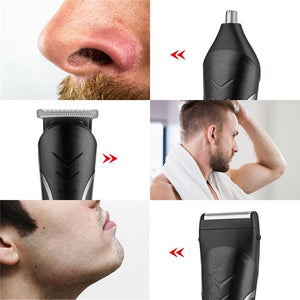 3 In 1 Professional Hair Trimmer Men's Hair Clipper Rechargeable Nose Beard Trimmer Electric Shaver Cutting Machine