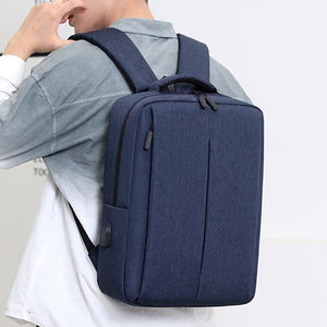 Men's Backpack Multifunctional USB Charing Bag Waterproof Nylon Rucksack Male For Laptop 15.6 Inch Business Casual Bagpack