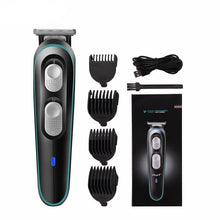 Load image into Gallery viewer, 2 In 1 Electric Hair Clipper Beard Trimmer For Men Cordless Rechargeable Haircutter Pro Powerful Cutting Shaver Travel Home