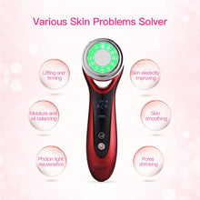 Load image into Gallery viewer, Rechargeable Electric Epilator Facial Massage Cleaner Detox And Acne Tool Color Light Face Deep Cleansing Skin Rejuvenation