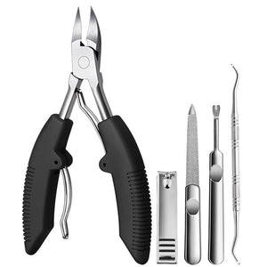 Toe Nail Clippers Nail Correction Thick Nails Ingrown Toenails Nippers Cutters Dead Skin Dirt Remover Pedicure Care Tool Pro