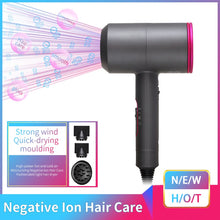 Load image into Gallery viewer, New Salon Hair Dryer Blow Dryer Negative Ionic Professional Dryer Powerful Hairdryer Travel Homeuse Dryer Hot Cold Wind