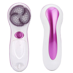 5 In 1 Electric Facial Cleansing Brush Face Massager Pore Drit Deep Cleaning Exfoliating Blackhead Remover Portable Cleaner