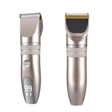 Load image into Gallery viewer, Electric Hair Clipper Rechargeable Hair Trimmer Titanium Ceramic Blade Salon Men Hair Cutting Barber Machine Lcd Display