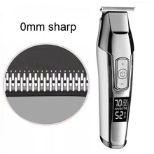 Load image into Gallery viewer, Large Capacity Battery Barber Professional Hair Trimmer Oil Head Carving Electric Hair clipper LCD Haircut Machine