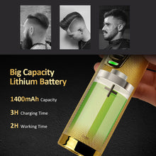 Load image into Gallery viewer, Hair Clipper Electric Hair Trimmer Cordless Shaver Beard Trimmer 0mm Men Barber  Waterproof Hair Cutting Machine for Men