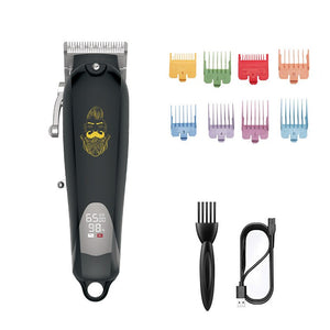 USB Rechargeable Hair Trimmer Men Clippers Baldhead Trimmers Barber Razor Shaver 10W Powerful Motor 6500PRM Hair Styling Tools