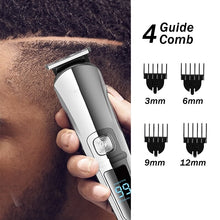 Load image into Gallery viewer, Professional Multifunction Beard Hair Trimmer Waterproof 6 In 1 Hair Clipper Electric Razor for Men Grooming  Kit