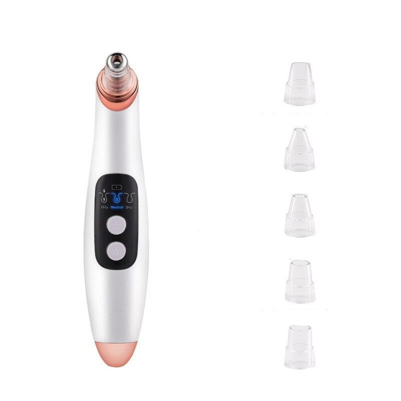 Electirc Blackhead Remover Face Deep Nose Cleaner Pore Acne Pimple Removal Vacuum Suction Facial Diamond Beauty Clean Skin Tool