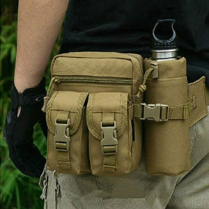Men's Tactical Casual Fanny Waterproof Pouch Waist Bag Packs Outdoor Military Bag Hunting Bags Tactical Wallet Waist Packs