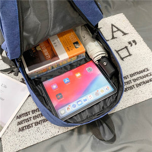 Multifunction Men's Backpack Casual Nylon Bag Male Business Portable Laptop Rucksack Unisex Bagpack Large Capacity Design