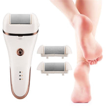 Load image into Gallery viewer, Electric Pedicure Tools USB Rechargeable Foot Care Heel File Grinding Dead Skin Callus Remover Feet Cleaner Pedicure Machine (White)