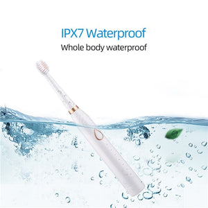 Portable 3 in 1 Smart Electric Toothbrush With 4 Brush Head Electric cleansing brush Facial beauty stick Facial massager