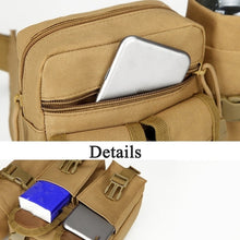 Load image into Gallery viewer, Men&#39;s Tactical Casual Fanny Waterproof Pouch Waist Bag Packs Outdoor Military Bag Hunting Bags Tactical Wallet Waist Packs
