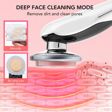 Load image into Gallery viewer, 7 in 1 EMS Facial Lifting Device Radio Frequency LED Photon Skin Rejuvenation Anti Aging Pores Cleaner Face Massager