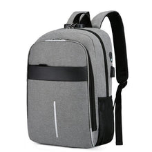 Load image into Gallery viewer, Backpack For Men Multifunctional Waterproof Oxford Cloth Urban Bag For Laptop 13.3 Inch USB Charging Luxury Gray Rucksack Men