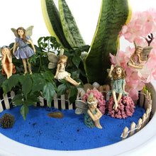 Load image into Gallery viewer, Fairy Garden - 6pcs Miniature Fairies Figurines Accessories for Outdoor or House Decor Fairy Garden Supplies