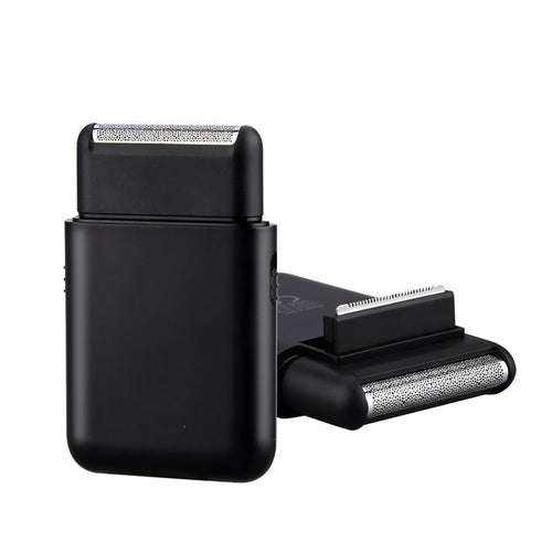 Ultra-thin Mini Men's Electric Shaver Beard Trimmer Cordless Rechargeable Haircut Shaving Machine Blade Waterproof Razor