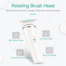 Load image into Gallery viewer, Professional 5 In 1 Facial Cleansing Brush Electric Wash Cleaner Wet/Dry Massage Pore Deep Cleaning Dead Skin Exfoliating Brush