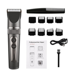 Rechargeable Electric Hair Clippers For Men Kids Hair Cutter Professional Barber Trimmer Razor Digital Display Shaver Machine