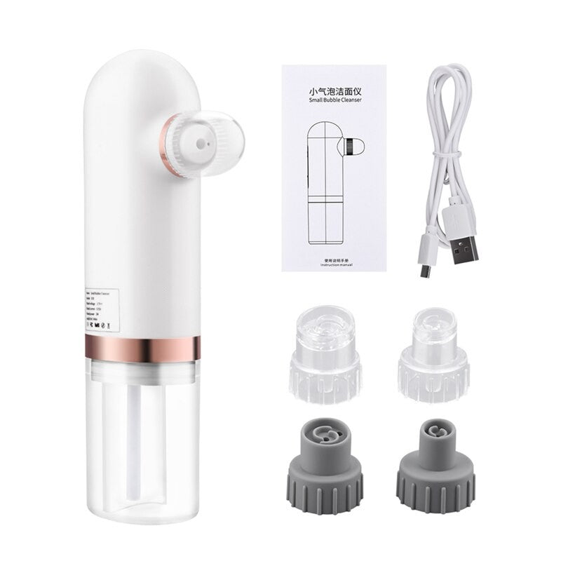 Electric Bubble Blackhead Remover Pore Vacuum Cleaner Water Cycle Face Vacuum Comedone Extractor Tool Acne Pimple Removal