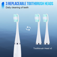 Load image into Gallery viewer, 2 in 1 Dental Whitening Electric Tooth Brush Tartar Remover Teeth Cleaner Kit Travel Toothbrushes Accessories 3 Nozzles Heads