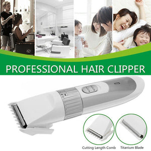 Rechargeable Battery Professional Hair Trimmer Electric Hair Clipper Cutting Machine Shearer High-hardness Hair Clipper Blades