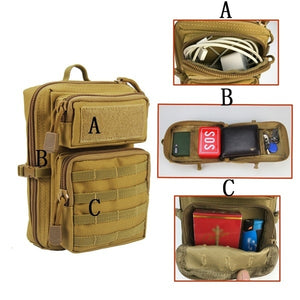 Waterproof Outdoor Tactical Waist packs Hiking Travelling Sling Backpacks Waist bags Shoulder Hunting Bags