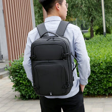 Load image into Gallery viewer, Mens Backpacks Multifunctional Waterproof Film Laptop Backbag Business USB Charging Wearable Personality Bag For Rucksack Man