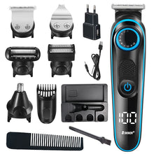 Load image into Gallery viewer, 5in1 Facial Grooming Set Hair Trimmer Electric Shaver Hair Clipper Eyebrow Nose Ear Trimer Beard Stubble Trimmer Body Groomer