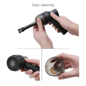 Mini Portable Car Handheld Vacuum Cleaner Cordless USB Rechargeable Vacuum Cleaner Keyboard Home Office Car Cleaning Machine