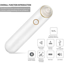 Load image into Gallery viewer, New technology Multifunctional Vacuum Blackhead Remover Facial Pore Cleaner Dead Skin Comedo and Blackhead Removal Extractor