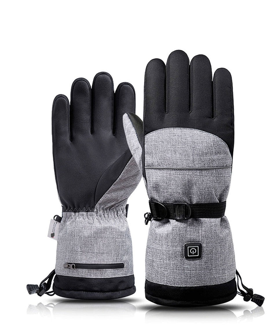 New Electric Heating Snowmobile Snowboard Ski Gloves Snow Mittens Windproof Waterproof Men Women Snowboarding Skiing Gloves