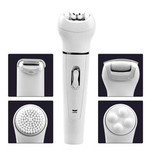 Load image into Gallery viewer, 5-in-1 Electric Facial Cleanser Massager Shaver Epilator Body Massage Face Skin Pore Deep Clean Women Beauty Skin Care Machine