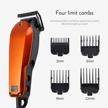 Load image into Gallery viewer, Professional Hair Clipper Powerful Stainless Steel Blade Length Adjustment Wired Electric Trimmer Hair Cutting Machine