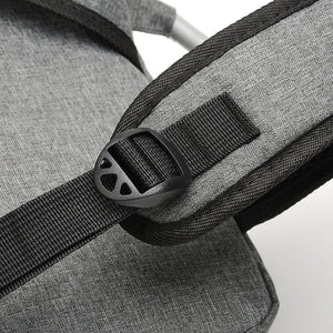 Backpack For Men Luxury Waterproof Nylon Bag For Laptop USB Charging Business Solid Color Rucksack Man Simple Bagpack
