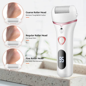 Electric Rechargeable Foot Grinder Exfoliating Foot Repair Machine Waterproof Dead Hard Skin Callus Remover Pedicure