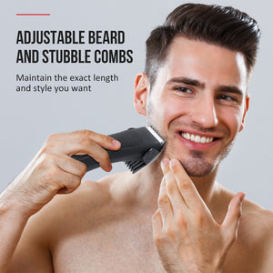 Trimmer for Men Hair Cutting Machine Electric Shaver Professional Beard Trimmer Haircut Shaving Machine for Barber Kit USB