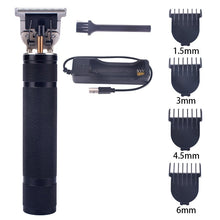 Load image into Gallery viewer, Hair trimmer Barber Haircut Rechargeable hair Clipper Cordless For Men Hair Cutting Machine Beard trimmer 0mm razor shaver
