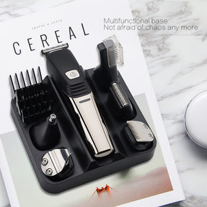 6in1 Hair Clipper Cordless Electric Trimmer Machine Cut Hair Rechargeable Trimer Nose Shaver