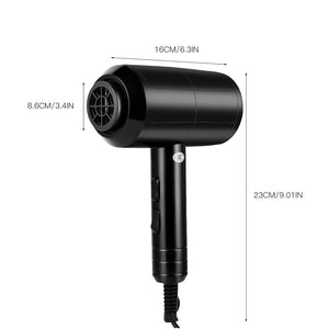 Mini Hair Dryer Powerful Clod Hot Wind Hair Blow Dryer Travel Home Fast Drying Low Noise With Air Collecting Nozzle Dryer