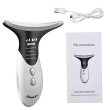 Load image into Gallery viewer, Neck Beauty Device Removal Double Chin LED Photon Treatment Anti-wrinkle Intelligent Temperature Control Massage Instrument