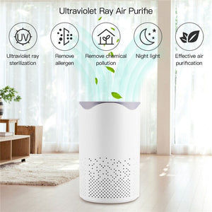 Household Air Purifier Home Ultraviolet Ray Ozone Ionizer Generator Sterilization Germicidal Filter Disinfection Clean Room