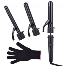 Load image into Gallery viewer, Curling Iron 3 In 1  Professional Instant Heat Up  Wand Set With 3 Interchangeable Ceramic Barrels Hair Curler