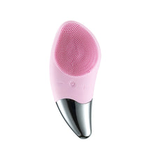 Load image into Gallery viewer, Mini Electric Facial Cleansing Brush Sonic Face Cleaner Deep Pore Cleaning Skin Massager Face Cleansing Brush Device
