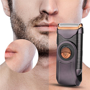 Portable Electric Hair Trimmer Men's Shaver Rechargeable Razor Reciprocating Hair Cutting Blade Shaving Machine Traveling
