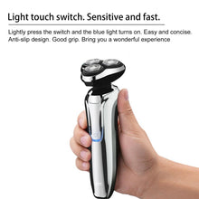 Load image into Gallery viewer, Beard Trimmer 3D Floating Rechargeable ABS Detachable Men Shaver Rechargeable 3D Floating Electric Shaving Machine Beard Trimmer