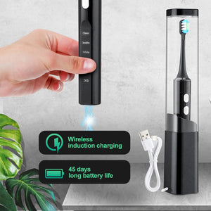 Ultrasonic Electric Toothbrush UV Disinfection Tooth Brush Heads Sonic Toothbrushes and Accessories Dental Teeth Cleaner Care